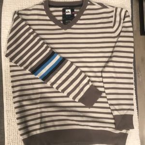 VINTAGE QuickSilver Blue ARM BandSweater